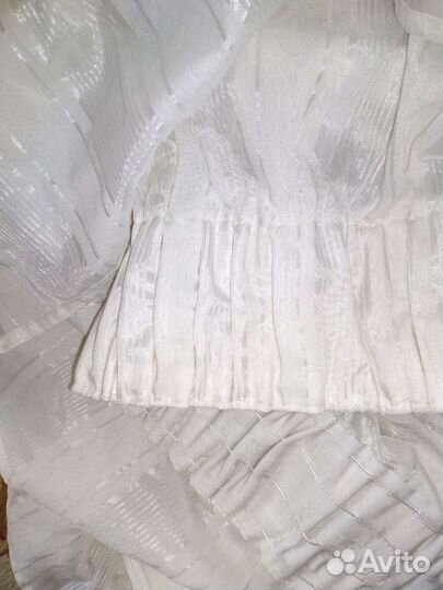 Красивый тюль с ламбрикеном Шторы в полоску