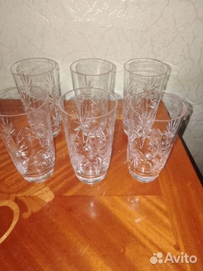 Хрустальные стаканы СССР