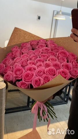 Цветы с доставкой,101 роза,белые,красные розы объявление продам