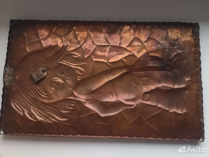 Картина чеканка СССР