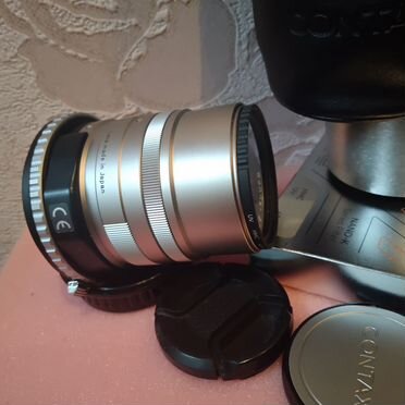 Carl Zeiss Sonnar 2.8/90, + адаптер Sony E