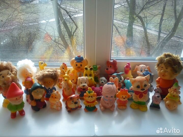 Резиновые игрушки из СССР