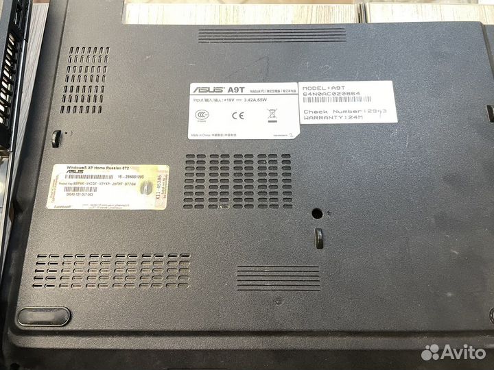 Ноутбук Asus A9T/Asus x53u на запчасти