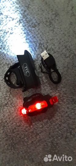 Замок, фонари, звонок для велосипеда