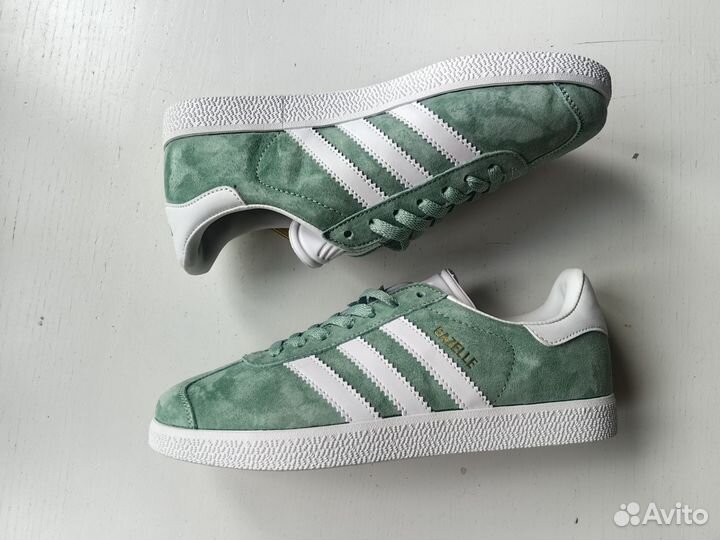 Adidas Gazelle 85 Semi Court Green White 38-39р