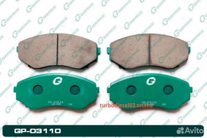 Колодки G-brake GP-03110 GP03110 G-brake