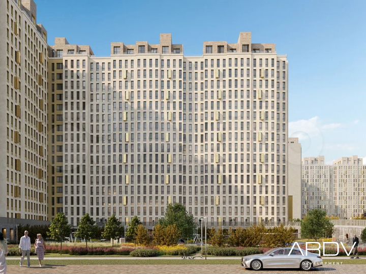 2-к. квартира, 64 м², 13/16 эт.