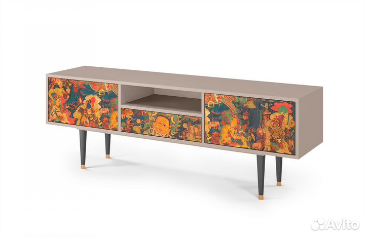 Тв-тумба T6 - Сатин - God