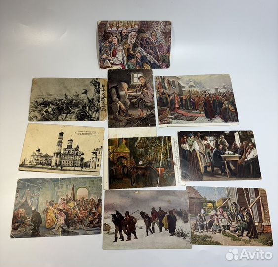 Антикварные открытки