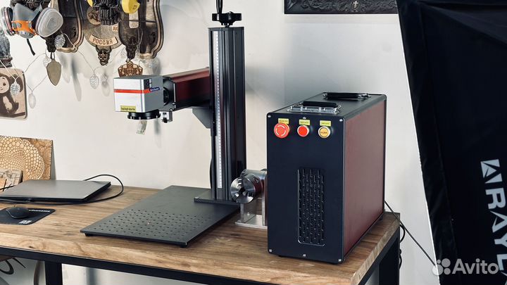 Волоконный лазерный маркер Laser Start 30w QB Raycus