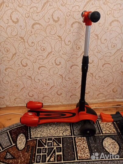 Самокат детский трехколесный бу