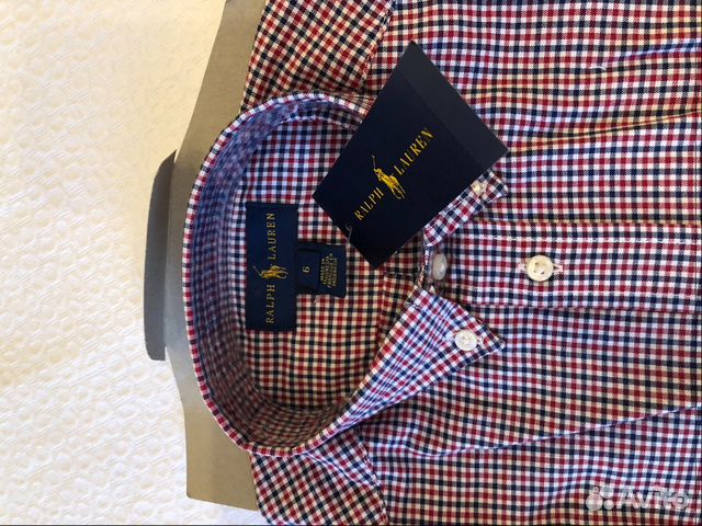 Рубашка Ralph Lauren новая с бирками размер6