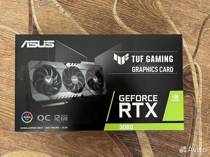 Видеокарта asus TUF Gaming GeForce RTX 3060
