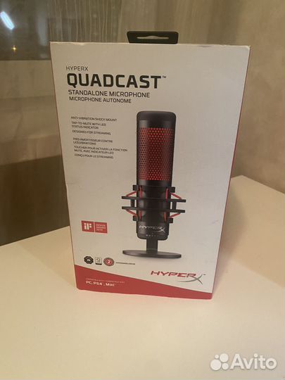Микрофон hyperx quadcast
