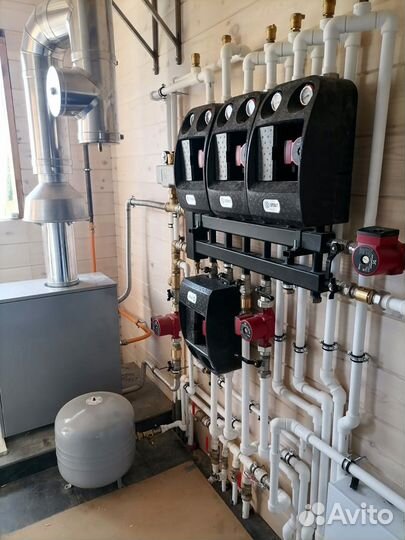 Монтаж отопление водоснабжение канализации