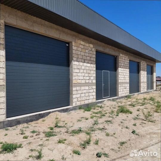 Утепленные промышленные ворота с установкой