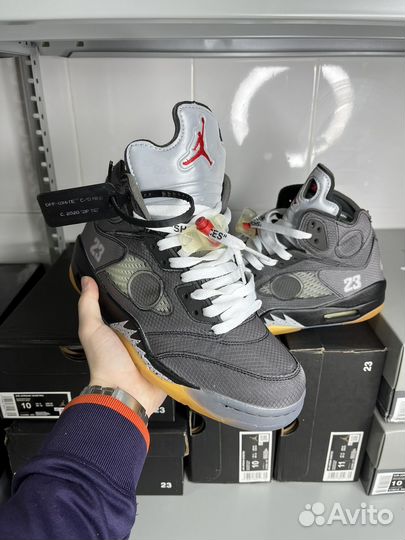 Nike air jordan 5 off white