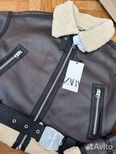 Дубленка Zara оригинал Xs,S,M,L
