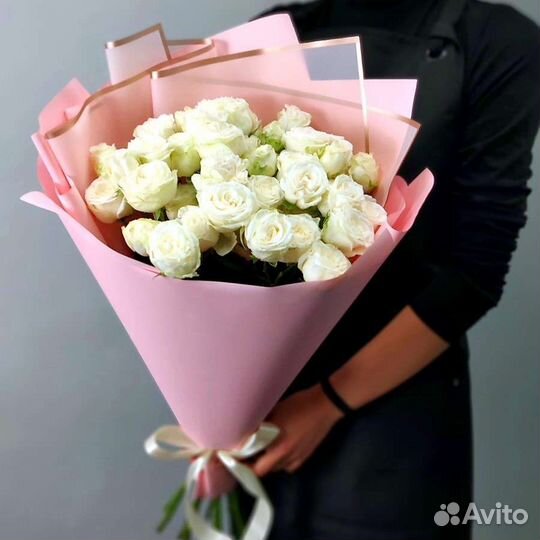 Кустовые розы Букет цветов Доставка Ижевск