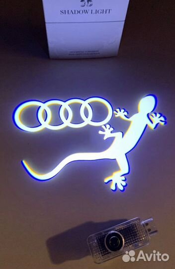 Лазерная проекция Audi 2-го поколения