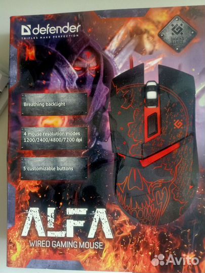 Игровая мышь defender