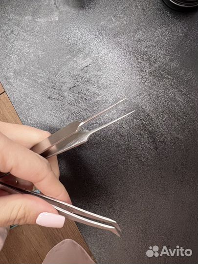 Пинцеты 2 шт для наращивания Silver Star