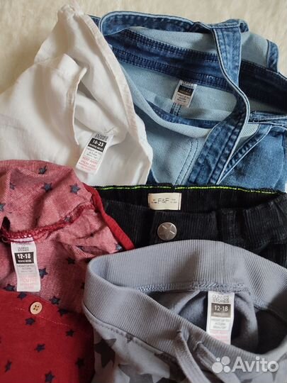 Пакет вещей 12-18 мес. 80-92 см. на мальчика