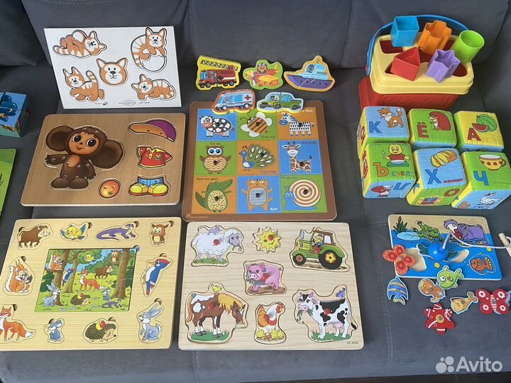 Развивающие игрушки для детей от 6 мес до 3 лет