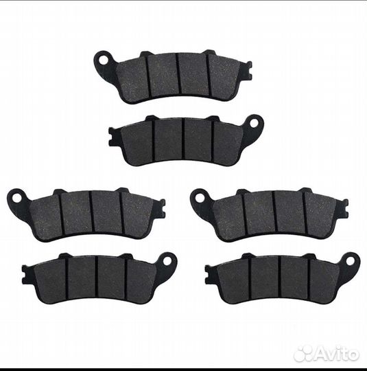 Передние и задние тормозные колодки AHL для Honda