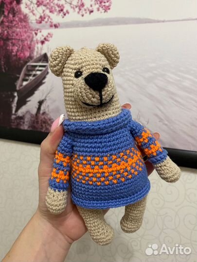 Вязаный мишка