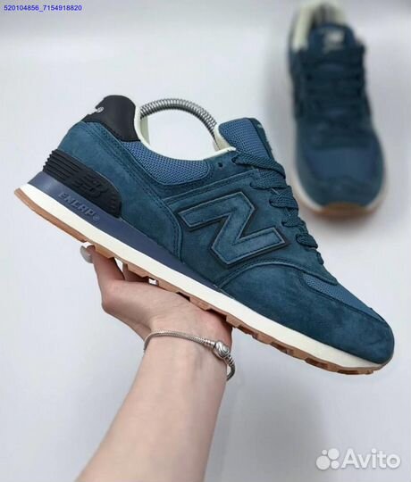 Кроссовки New Balance 574 Blue (Арт.68906)