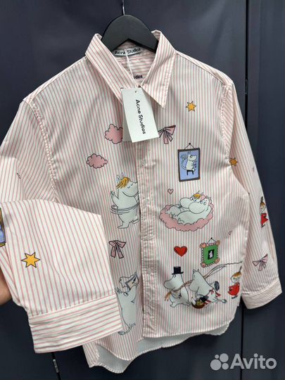 Рубашки в полоску Acne StudiosMoonmin(хит)