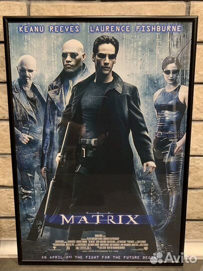 Постер The Matrix в рамке (42х29)