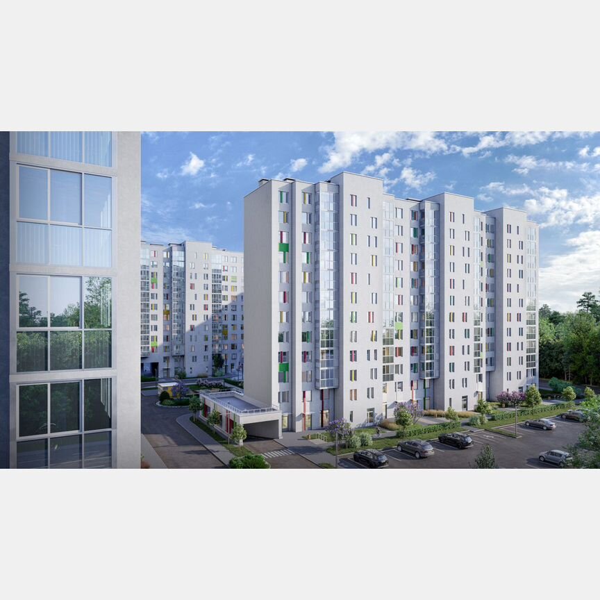 3-к. квартира, 69,6 м², 2/12 эт.