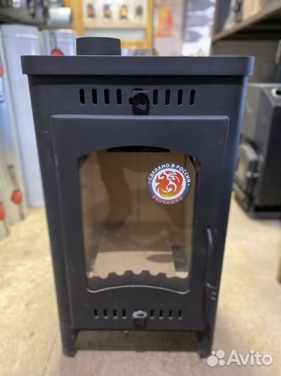 Печь-камин Бавария Оптима с плитой