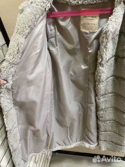 Шубка для девочки 152