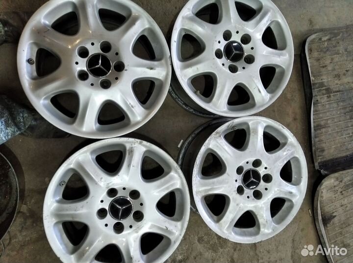 Литые диски r16 на mercedes бу