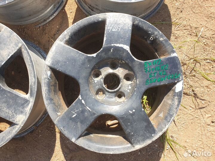 Комплект литых дисков VW Audi R16 5x112 8E0601025C