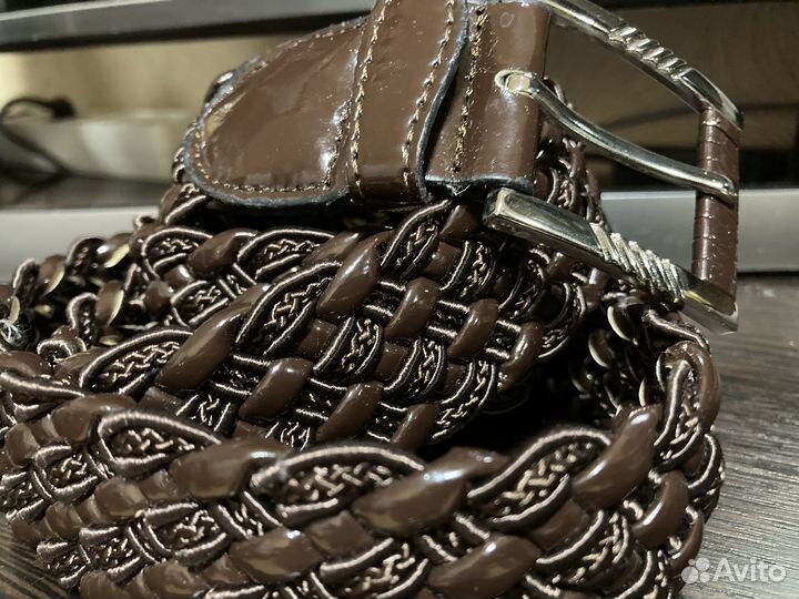 Ремень женский коричневый