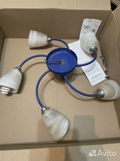 Люстра 5 лампочек