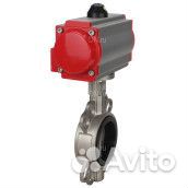 Затвор дисковый поворотный DN.ru 316L-316L-epdm Ду150 Ру16, корпус - нержавеющая сталь, диск - нержа