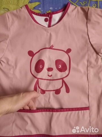 Фартук для детей с рукавами на кнопке