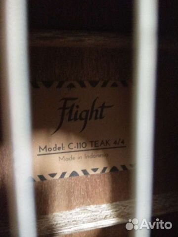 Гитара flight c 110 teak объявление продам