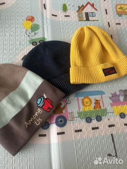 Шапка для мальчика 52-54 см
