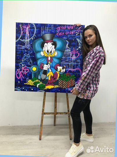 Картина по фото акрилом на холсте кастом