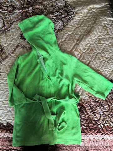 Халат банный детский, р. 80