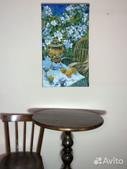 Д. Артошкин картина «Утренний чай»