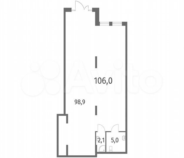 Продам торговое помещение, 106 м²