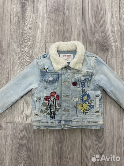 Джинсовая куртка для девочки 86 92