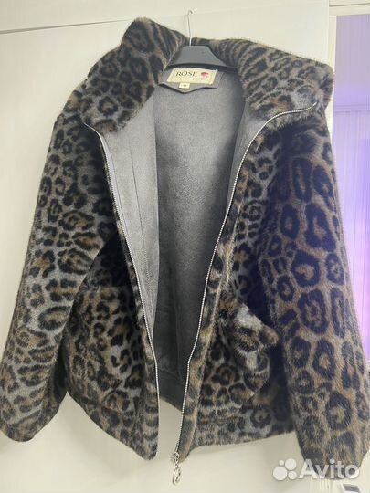 Шуба из экомеха женская под норку